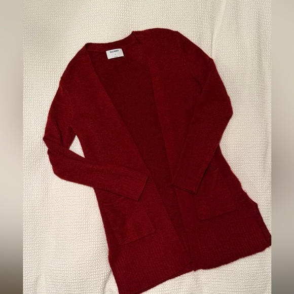 Old Navy Sweaters - Old Navy | Burgundy Open Front Cardigan Sweater | Size = XS